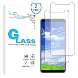 KATIN Galaxy A9 2018 Screen Protector - [2-Pack] Tempered Glass for Samsung Galaxy A9 (2018) Bubble Free with Lifetime Replacement Warranty