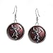 Game of Thrones Lannister Earrings, House of the Lion Necklace, Daenerys Pendant, Geek Jewelry, Geeky Girl Gift, Nerd Present, Nerdy Birthday Gifts