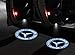 2Pcs Wireless Car Door LED Projector Light for Mercedes Benz All Models, Car Courtesy Welcome Logo Shadow Ghost Light, Wireless Car Door Led Projector Light