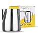 CUSIBOX Milk Frothing Pitcher Stainless Steel Latte Art Creamer Cup Silver 20 oz (600 ml) with Measurement Scales for Espresso Machines (2)