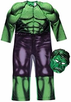 Incredible Hulk Costume with Mask Age 3-4 Years