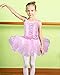 BAOHULU Leotard for Girls Ballet Dancing Camisole Shiny Sequined Costumes Princess Skirt Tutu 2-8 Years