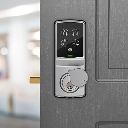 LOCKLY Secure Plus Deadbolt Bluetooth Smart Lock, Biometric