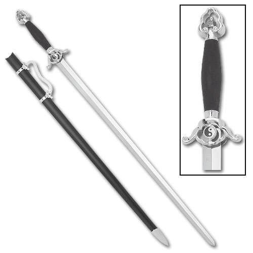 Ace martial arts master chinese tai chi practice sword good balan…