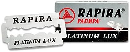 Rapira Platinum Lux Double Edge Blades (5 Blades Pack) by Rapira