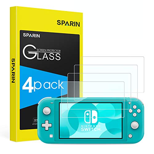 [4 Pack] SPARIN Nintendo Switch Lite Screen Protector, Tempered Glass for Nintendo Switch Lite