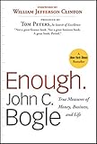 Enough: True Measures of Money, Business, and Life cover