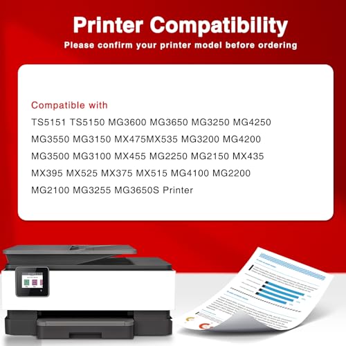 540XL 541XL Ink Cartridges Twin Pack High Yield Replacement for Canon 540 541 Ink Cartridges, PG-540XL CL-541XL Black & Colour Ink for Pixma TS5150 TS5151 MG3600 MG3650 MG3650S TS5100 MG4250 MX475