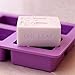 ESA Supplies 4 Cavities Rectangle Tree of Life Silicone Soap Bar and Resin Mold for DIY Soap Making