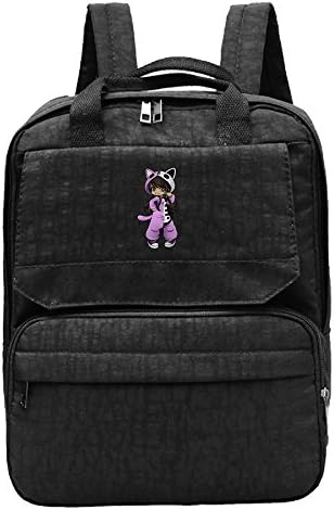 Women Aphmau Cartoon Girls Oxford Students Backpack Rucksack School Bag Travel Outdoor Backpack