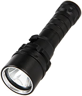 Dive Light, PFSN 860 Lumens Tactical LED Expert Diving Flashlight Rechargeable Mini Professional Scuba Torch Waterproof Underwater 50 Meters Snorkeling Lights with 18650 Battery &amp; Charger
