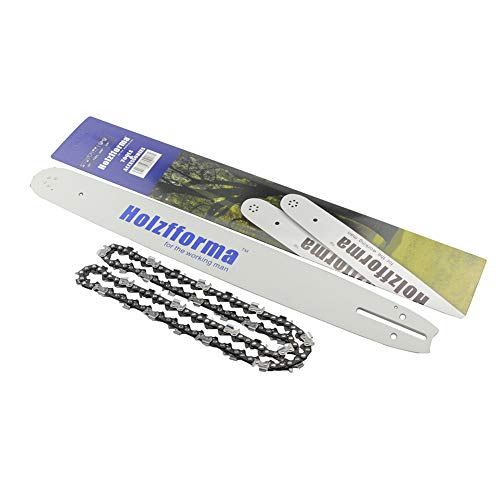 Farmertec Holzfforma 20 Inch Guide Bar &Saw Chain Combo 3/8 .058 72DL for Husqvarna Chainsaw 61 66 266 268 272 281 288 365 372 385 390 394 395 480 562 570 575