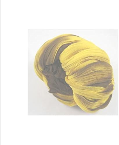 2X6pcs 1.5m Double Colors nylon flower stocking making accessory handmade diy crafts (Color 5)