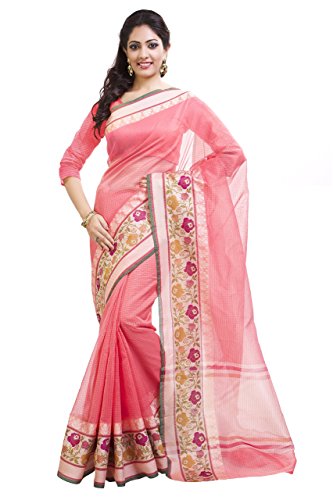 Rajnandini Women's Ethnic Wear Embroidered Super Net Saree