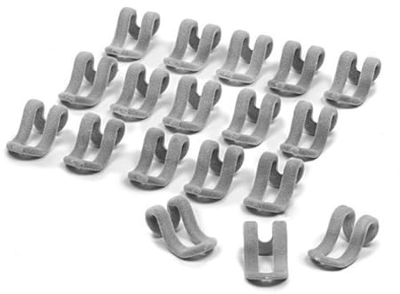 Teensery 20 Stück Mini Cascading Haken Aufhänger Aufhänger Steckverbinder Für Kunststoff Metall Holz beflockt Huggable Stil K