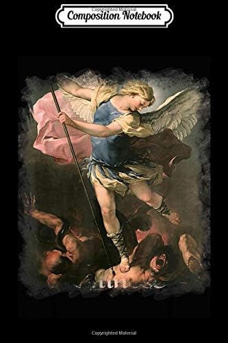 Composition Notebook: St Michael the Archangel Saints Angels Catholic Journal/Notebook Blank Lined Ruled 6x9 100 Pages Paperback – October 7, 2019