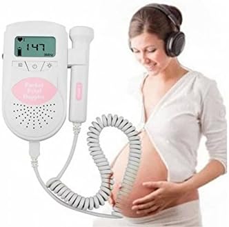 Baby Heartbeat Monitor Backlight LCD Display with Loudspeaker Portable Listening Device Best Gifts for New Mommy ( Gel Include Usa Shipping )