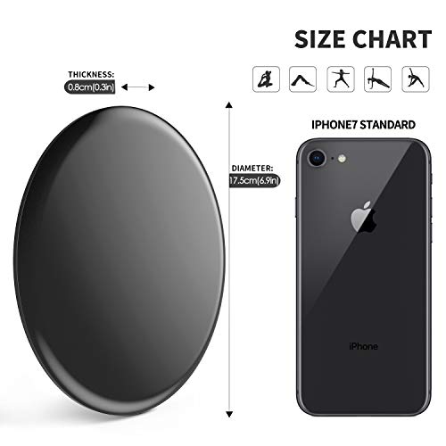 PVOLVE Gliding Discs For Home Workouts Exercise And Fitness Equipment To Use On Carpet Wood And Floor To Sculpt Your Core Strengthen Legs While Lifting And Tightening The Butt 7624754