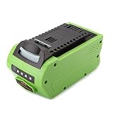 Shentec 5000mAh 40V Battery Compatible with GreenWorks 29472 29462 G-MAX, Li-ion 40V Battery (NOT for Gen 1)