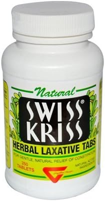 Modern Natural Products Swiss Kriss Herbal Laxative - 250 Tablets by Digestive Health