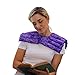 Nature Creation Reusable Microwave Heat Pad - Microwave Heating Pad for Neck, Shoulders & Upper Back, Cold Compress & Hot Pack, Heat Pack Warming Pad, Microwavable Heating Pads, Purple Flowers 1 Pack