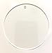 Clear Acrylic Discs by The Chunky Hunk - Set of 25 - Allows You to Make The Highest Quality Keychains or Jewelry (2 inch)