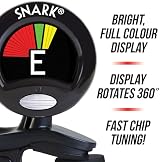 Snark SN5X Clip-On Tuner for Guitar Bass Violin Black Chromatic Fast Tune view 3