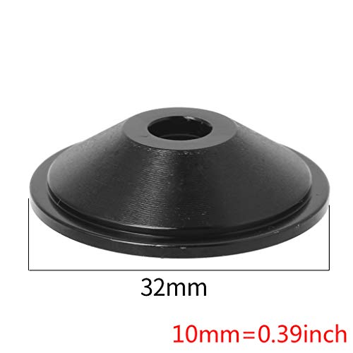 Misright Bicycle Headset Cap Front Fork Stem Top Caps Bowl Steering Tube for Cycling MTB Bike Parts Road Bikes Supplies (BK)