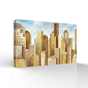 Wall26-Canvas Wall Art-Impressionist City-Giclee Painting Wall Art for Bedroom Living Room Home Decoration - 12x18 inches