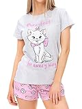 Disney Womens Pajamas Aristocats Grey X-Large