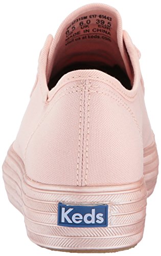 Keds Womens Triple Kick Shimmer Fashion Sneaker Blush M