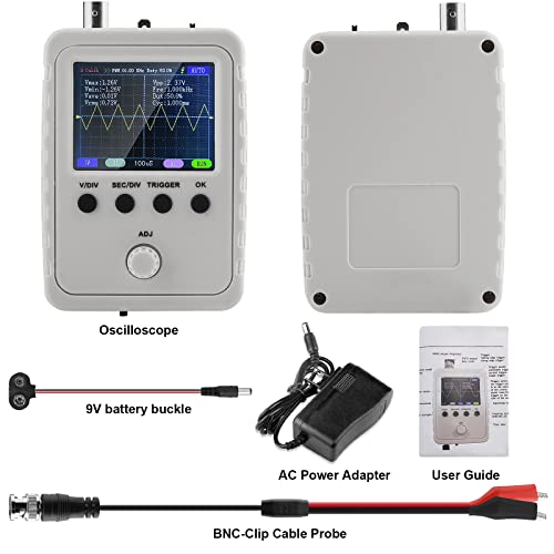 Digital Oscilloscope Kit,Aideepen Handheld oscilloscopes with DC/AC
