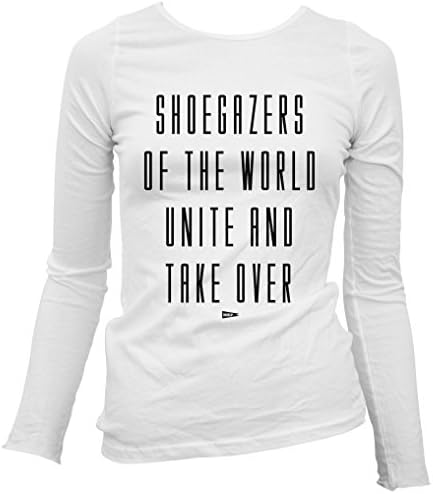 Freshism Women's Shoegazers Long Sleeve T-Shirt - White, XX-Large