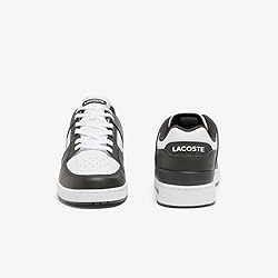 Lacoste Mens Court Cage Sneaker, DK GRN/WHT, 7.5