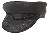 Aegean Authentic Greek Fisherman's Cap - Cotton - Black
