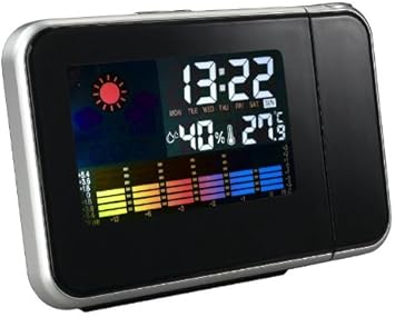 ESTACION METEOROLOGICA - PRITECH - CON PROYECTOR LED COLORES NEON ...