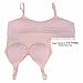 DAISITY Womens Seamless Sleep Nursing Bra for Breastfeeding Clip Down Maternity Bras Pack of 3 Color Black Beige Pink Size S