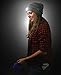 NYFASHION101 LED Hands Free Light Winter Cable Knit Cuff Beanie Hat, Lt Melangie