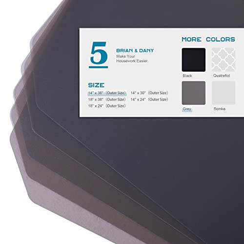 BRIAN & DANY Wire Shelf Liner 14" X 36", Heavy Duty Shelf Liners for