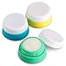 Travel Jars Cosmetic Containers, Compact Sample Size Silicone Travel Container for Makeup, Lotion, Cream Etc., Empty Jar