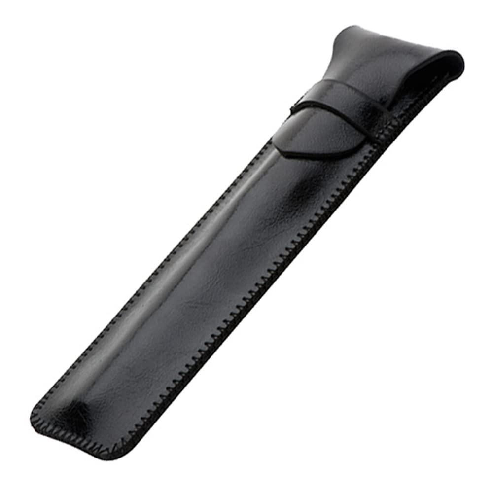 lixulluo Leather Pen Case Holder Single Pen Pouch Pen Protective Sleeve PU Leather Single Fountain Pen Case Protective Pen Sleeve Pen Pencil Ballpoint Pen Stylus, Black,tiaewqnyaj-562