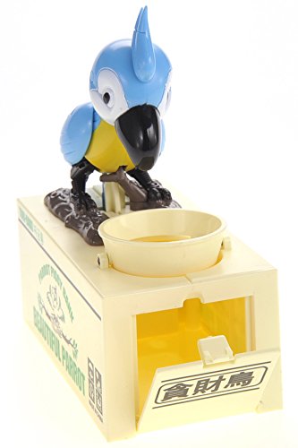 PowerTRC Parrot Coin Bank Blue