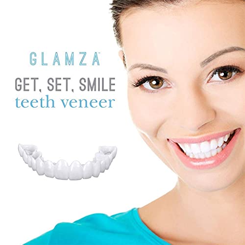 AZD 2 Pcs Upper and Lower Perfect Teeth and Smile Veneers Dentures