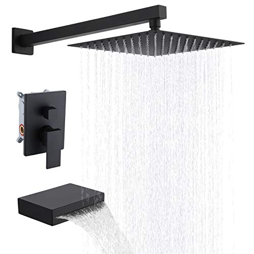 KES Tub and Shower Faucet Set Shower System with 10Inch Rain Shower