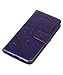 iPhone 8 Case,iPhone 7 Wallet Case, FLYEE Flip Case Wallet Leather [kickstand] Emboss Butterfly Flower Folio Magnetic Protective Cover with Card Slots for Apple iPhone8 iPone7 Purple
