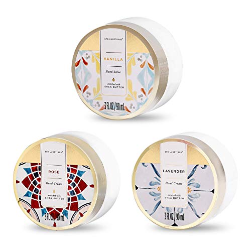 Hand Lotion Set, Spa Luxetique Hand Cream Gift Set Shea Butter