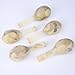 Mudder 12 Pieces Gold Confetti Balloons Clear Balloons 12 Inches with 20 g Golden Paper Confetti Dots for Party Decorations