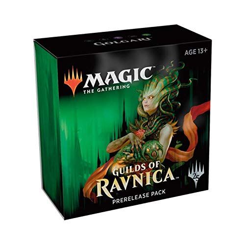 Magic The Gathering: MTG: Guilds of Ravnica Prerelease Pack Golgari (Pre-Pelease Promo + 6 Boosters + d20 Spindown Counter) Kit