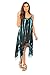 Riviera Sun 21618-BT-1X Fringe Dress/Summer Dresses,Black / turquoise,1X Plus