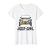Vintage Flower Jeep Girl Shirt- Summer Funny Birthday Gift